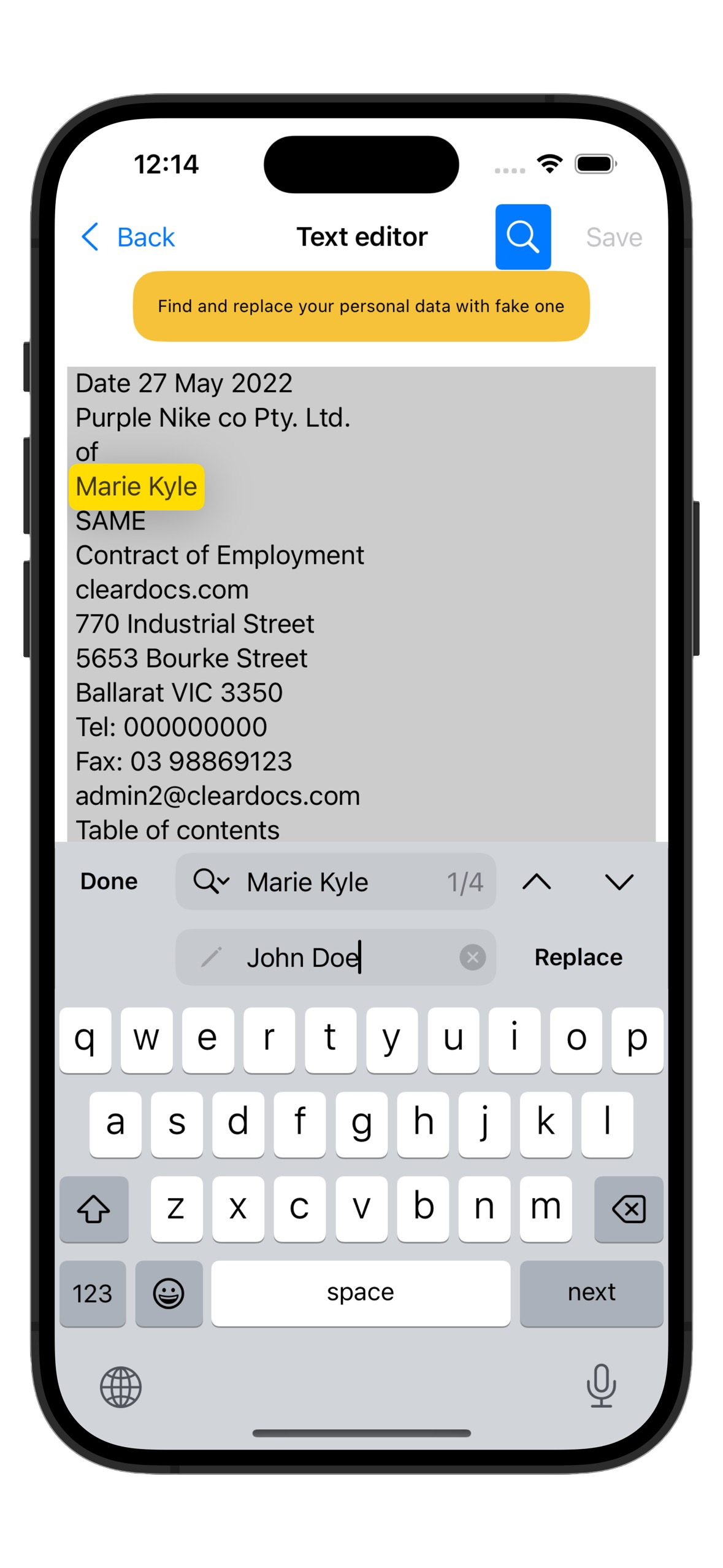 Privacy Features